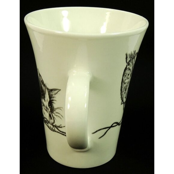 Kitties with Yarn Cats Coffee Mug Cup Forty Winks Cheri Lane Steve O'Connell - Picture 4 of 7